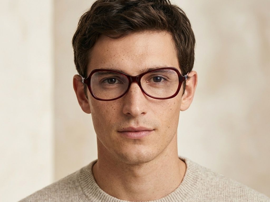 Butterfly Red Acetate Glasses #BS2012-2095