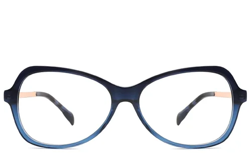 Lunettes en acétate bleu papillon #BS2012-2096