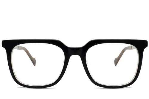 Lunettes rectangulaires en acétate noir #BS2012-2111