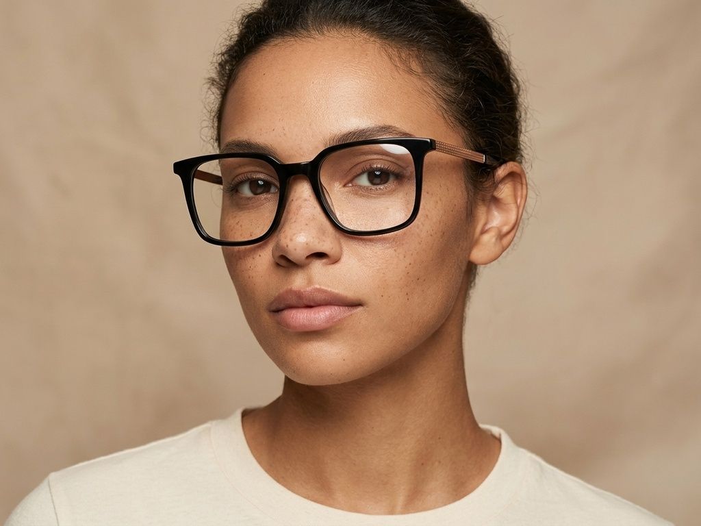 Vasos rectangulares de acetato negro #BS2012-2112