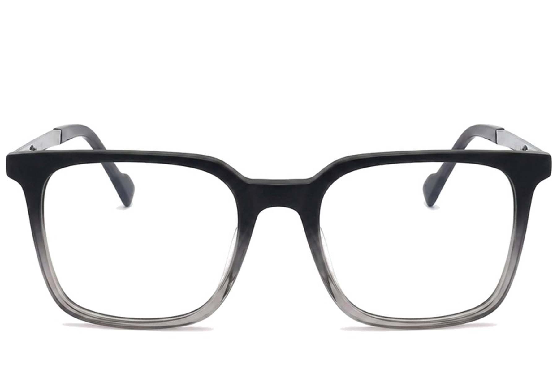 Rectangular Grey Acetate Glasses #BS2012-2115
