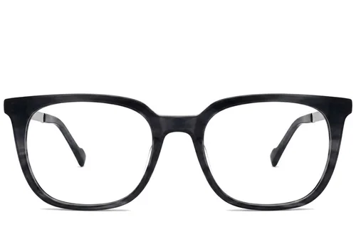 Lunettes rectangulaires en acétate gris #BS2012-2119