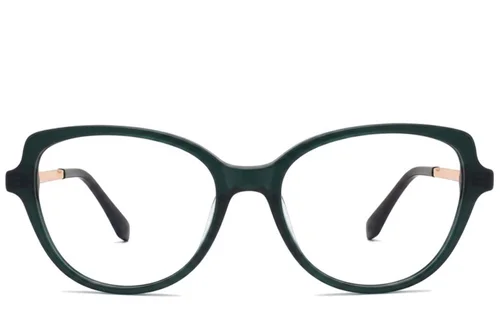 Verres en acétate vert papillon #BS2012-2125