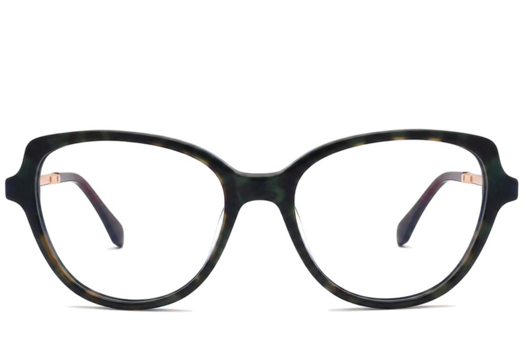 Occhiali in acetato blu farfalla #BS2012-2126