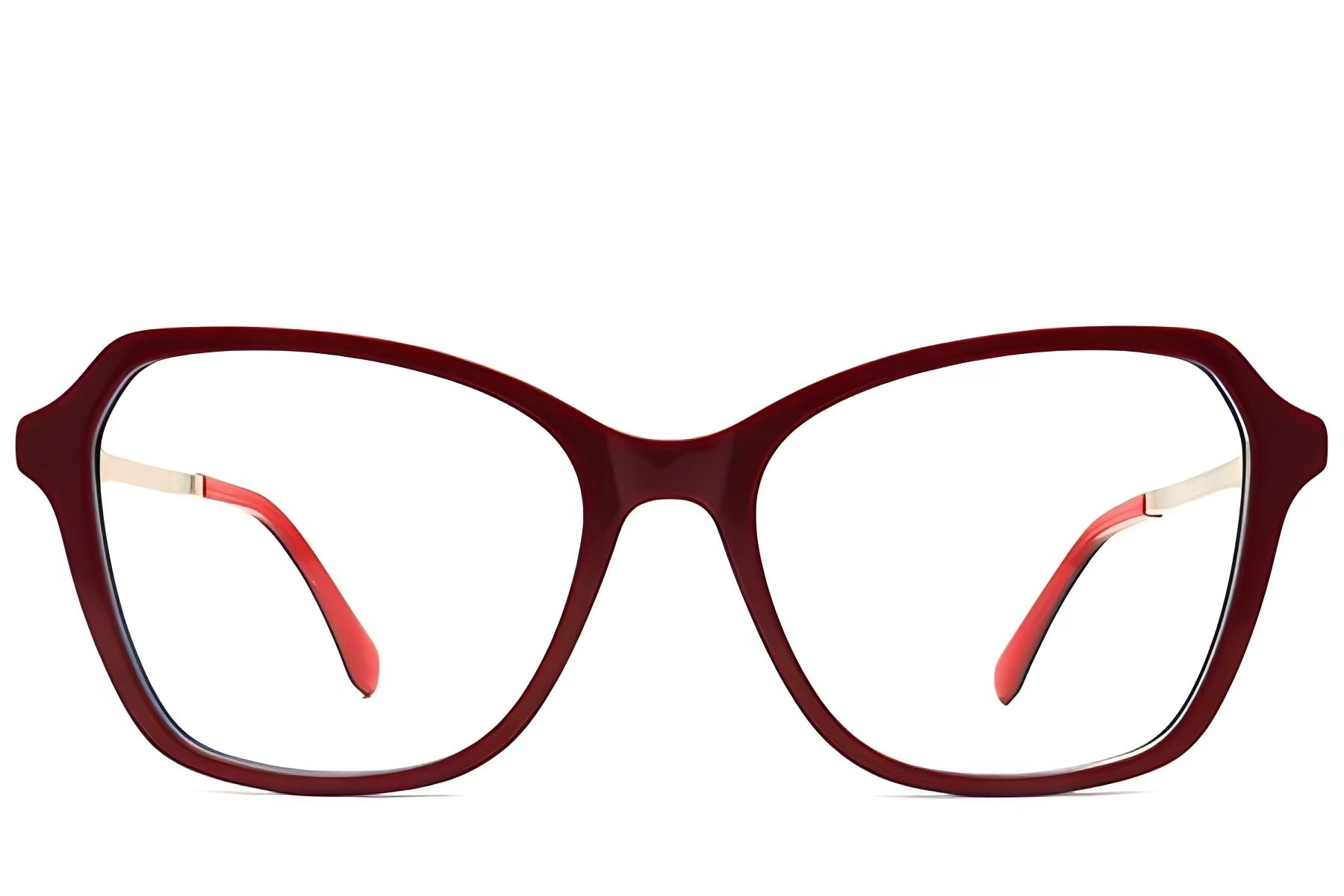 Vasos de acetato rojo con forma de mariposa #BS2012-2131
