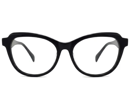 Lunettes papillon en acétate noir #BS2012-2133
