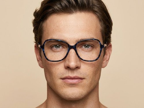 Lunettes en acétate bleu papillon #BS2012-2146