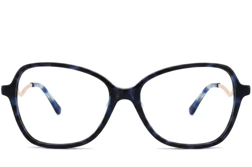 Lunettes en acétate bleu papillon #BS2012-2146