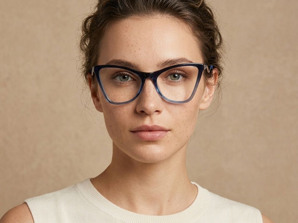 Butterfly Blue Acetate Glasses #BS2012-2150
