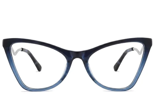 Lunettes en acétate bleu papillon #BS2012-2150