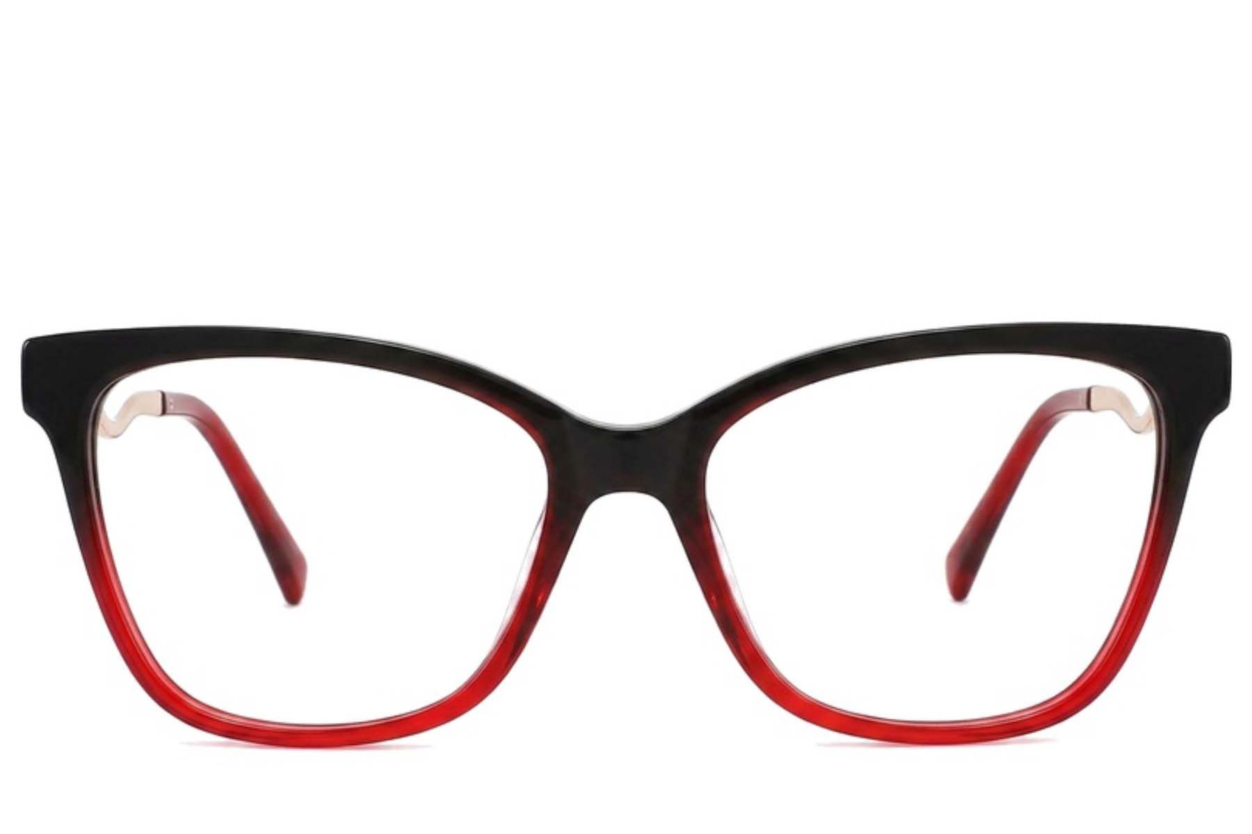 Butterfly Red Acetate Glasses #BS2012-2169