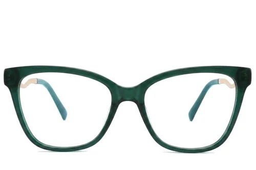 Verres en acétate vert papillon #BS2012-2171