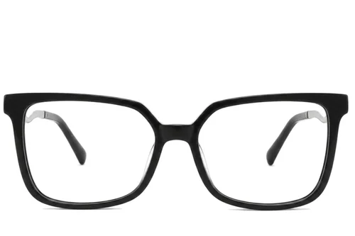 Lunettes géométriques en acétate noir #BS2012-2172
