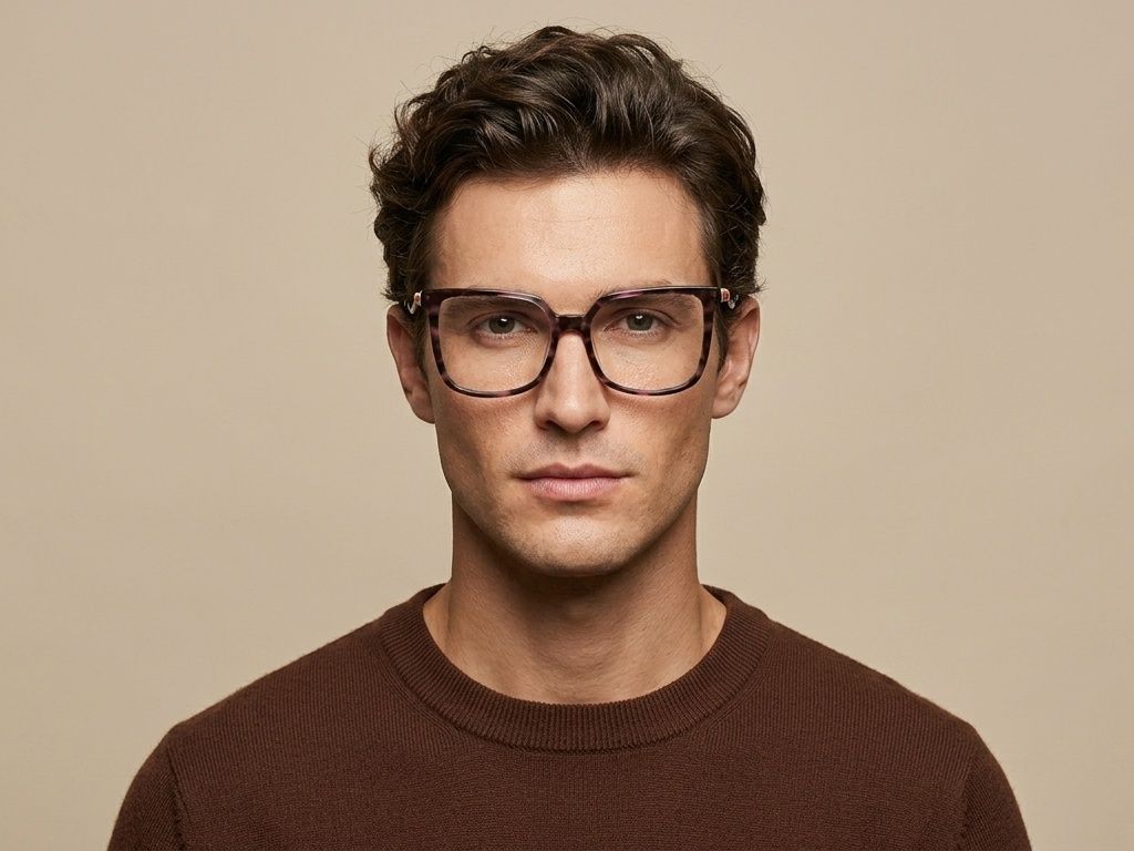 Vetro in acetato con motivo geometrico #BS2012-2173
