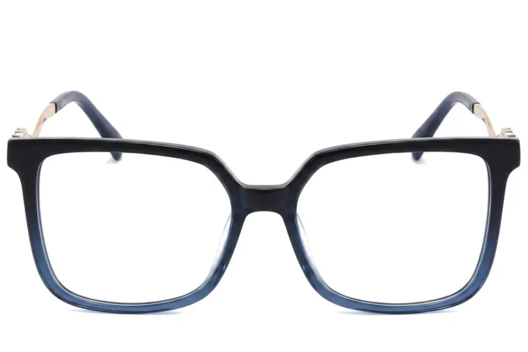 Geometric Blue Acetate Glasses #BS2012-2175