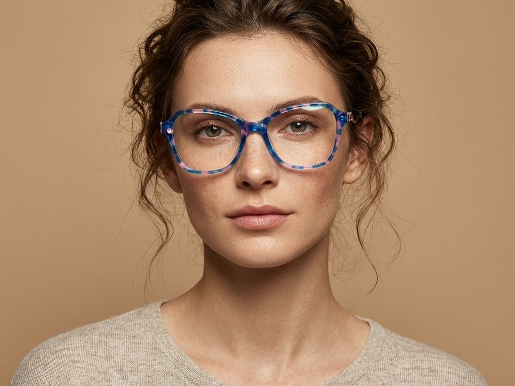 Butterfly Pattern Acetate Glasses #BS2012-2178