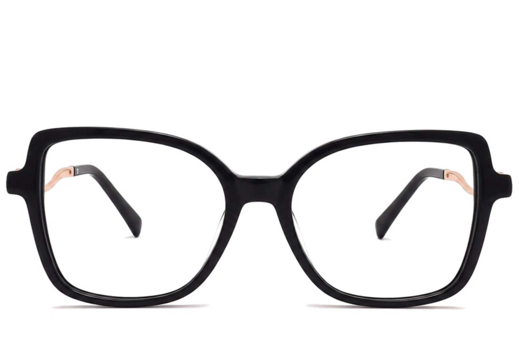 Butterfly Black Acetate Glasses #BS2012-2182
