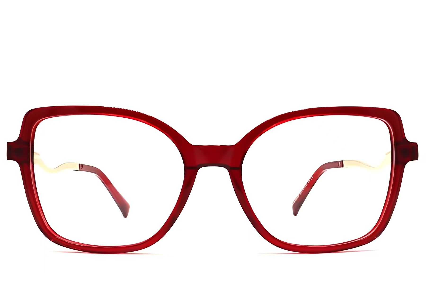 Occhiali in acetato rosso farfalla #BS2012-2185