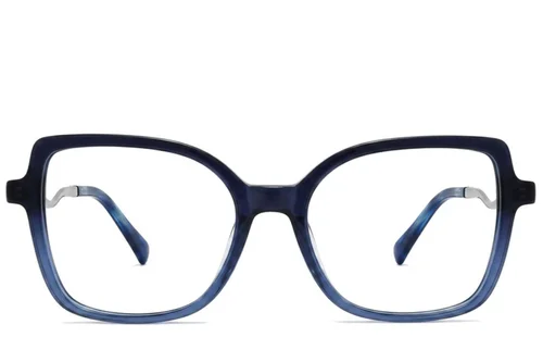 Lunettes en acétate bleu papillon #BS2012-2186