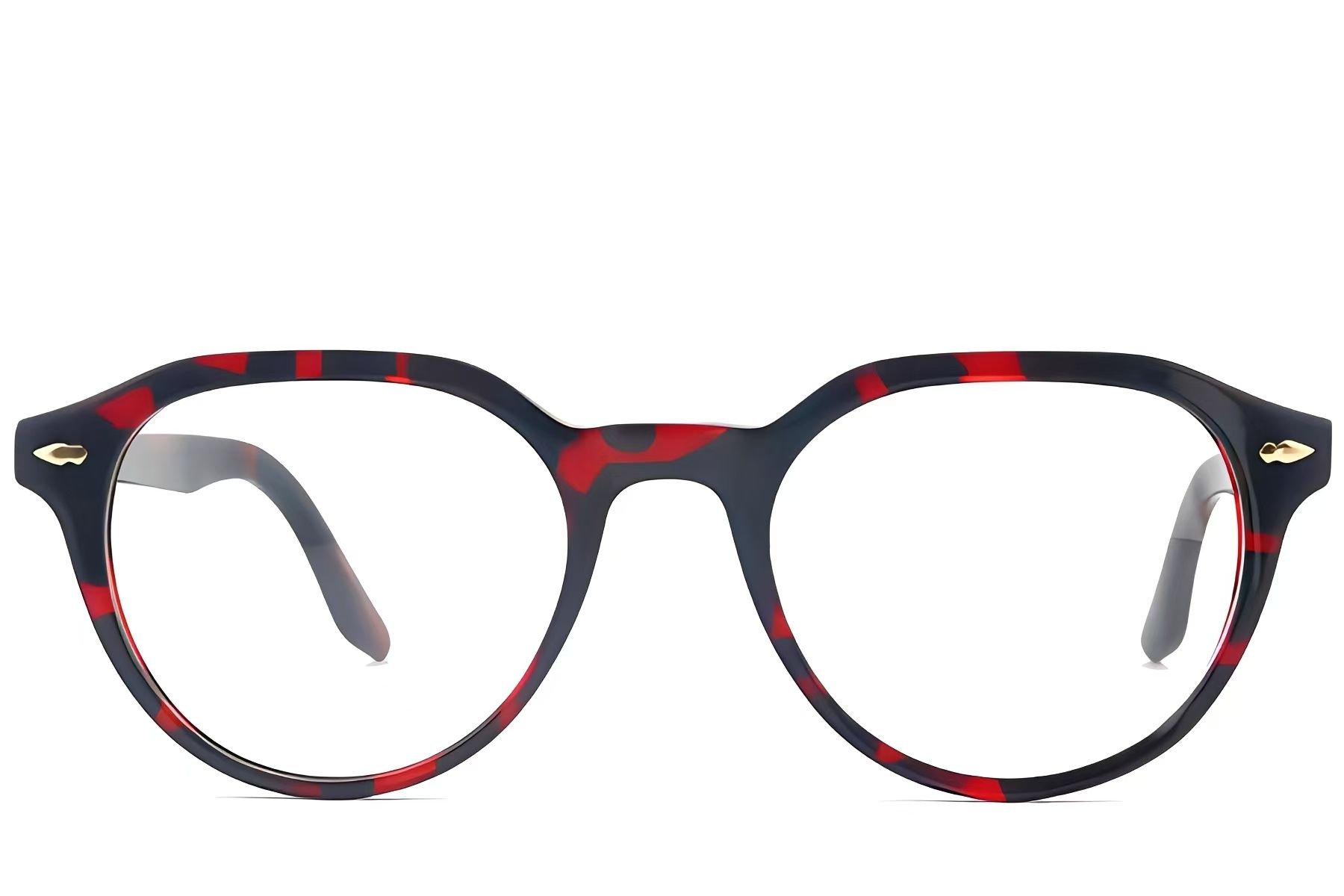 Bicchieri ovali in acetato rosso #BS2012-2189