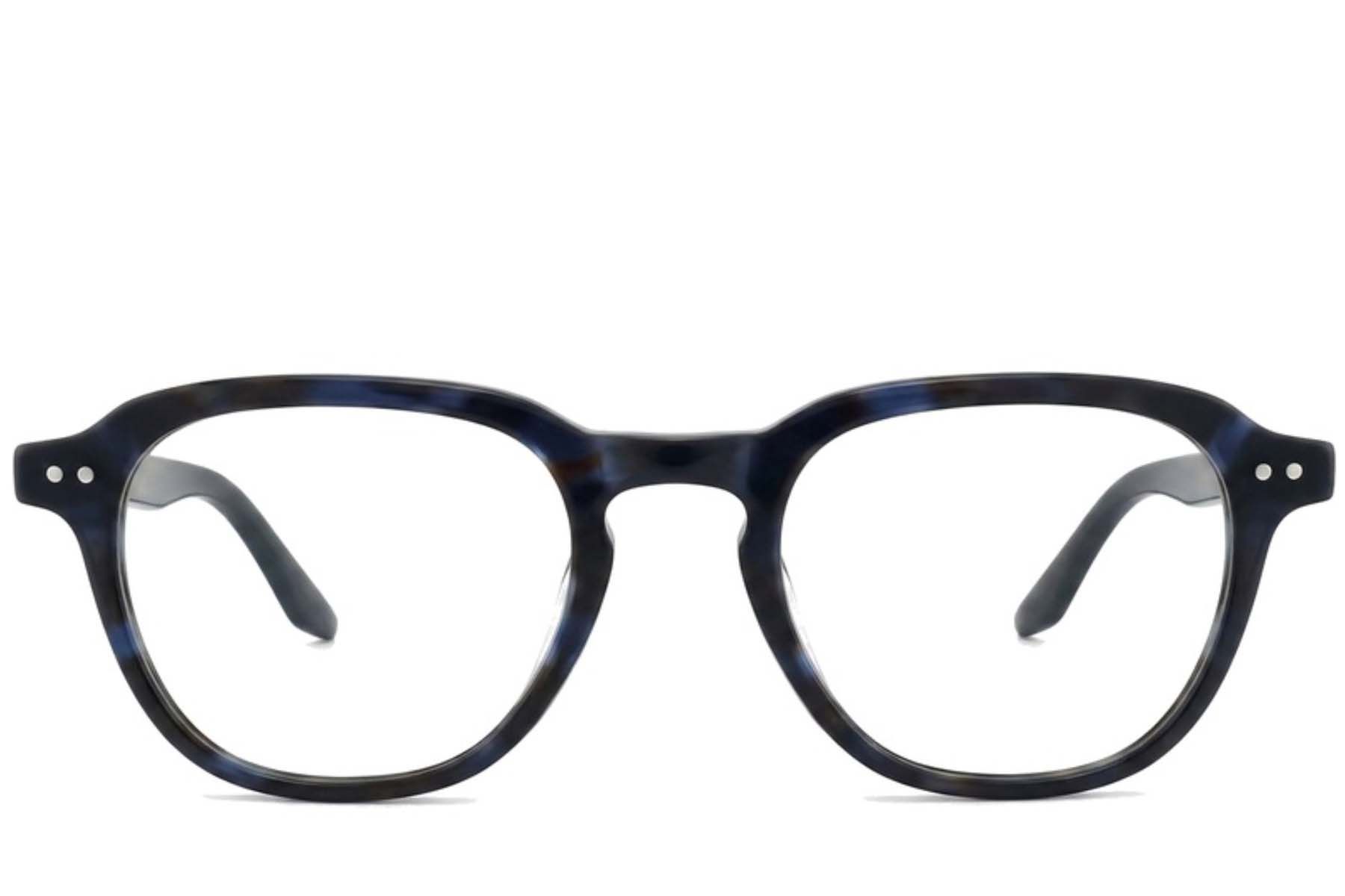 Oval Blue Acetate Glasses #BS2012-2201