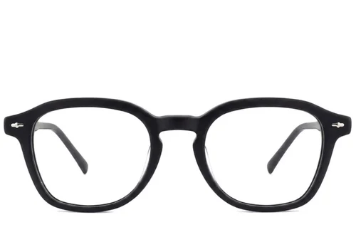Verres rectangulaires en acétate gris #BS2012-2203
