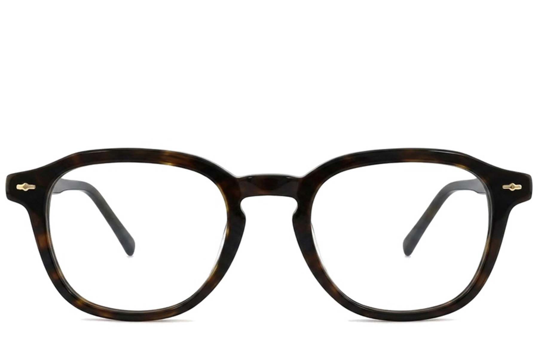 Rectangular Tortoiseshell Acetate Glasses #BS2012-2205