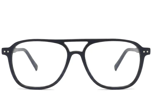 Lunettes aviateur en acétate noir #BS2012-2212