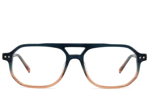 Lunettes aviateur en acétate vert #BS2012-2215