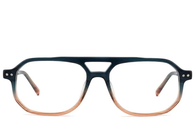 Aviator Green Acetate Glasses #BS2012-2215