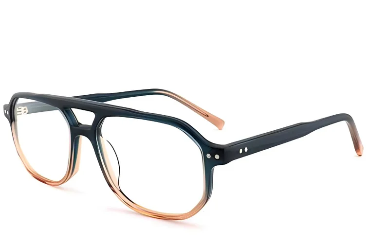 Aviator Green Acetate Glasses #BS2012-2215