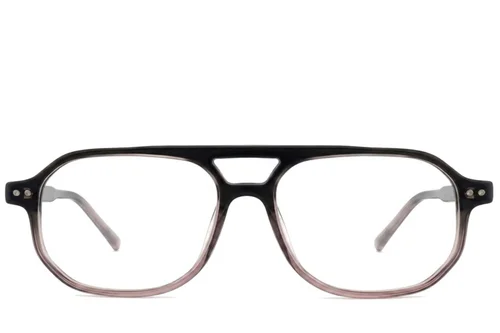 Lunettes aviateur en acétate gris #BS2012-2218