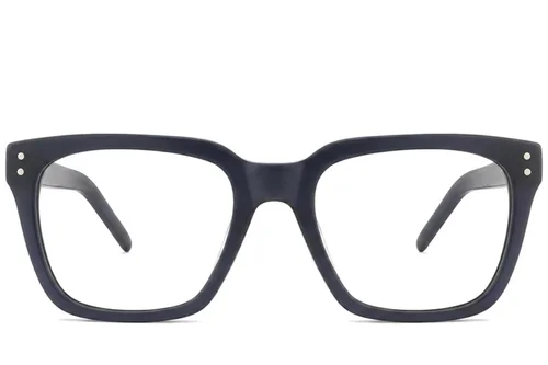 Lunettes rectangulaires en acétate noir #BS2012-2219