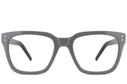 Verres rectangulaires en acétate gris #BS2012-2220