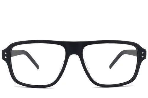 Lunettes aviateur en acétate noir #BS2012-2222