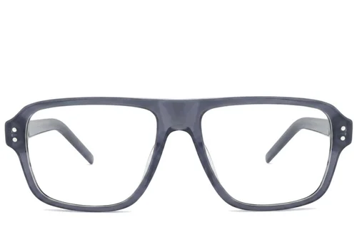 Lunettes aviateur en acétate gris #BS2012-2223