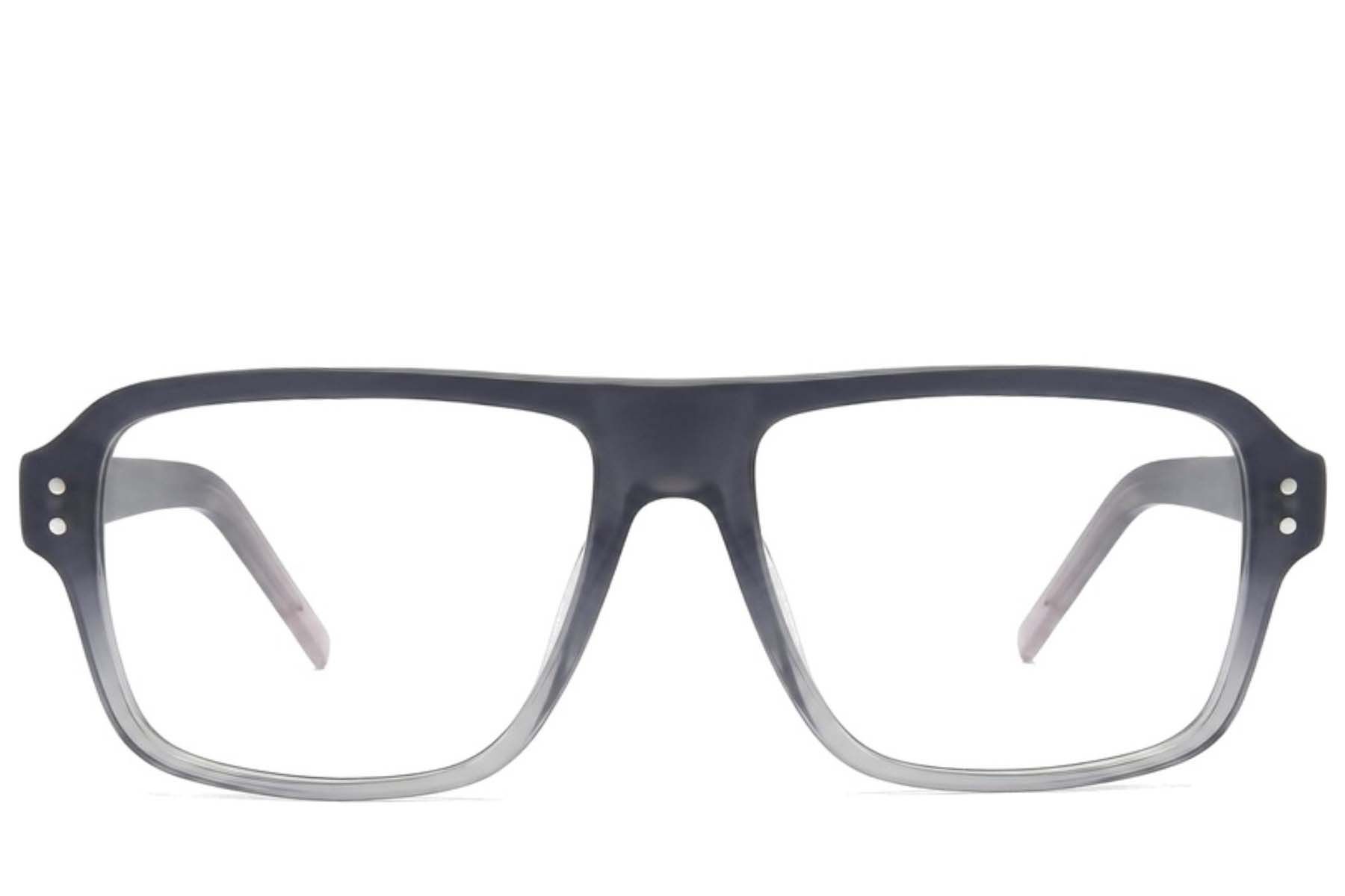 Aviator Grey Acetate Glasses #BS2012-2225