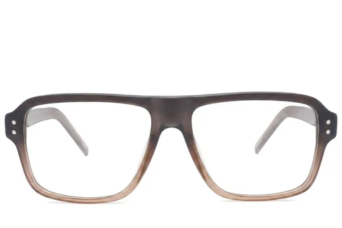Lunettes aviateur en acétate marron #BS2012-2226