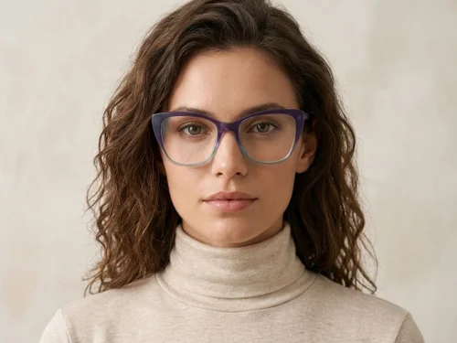 Lunettes en acétate violet papillon #BS2012-2227