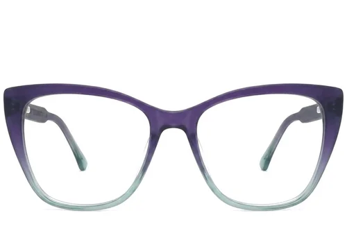 Lunettes en acétate violet papillon #BS2012-2227