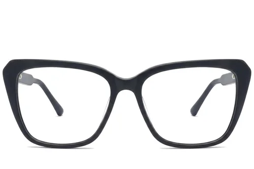 Lunettes papillon en acétate noir #BS2012-2228