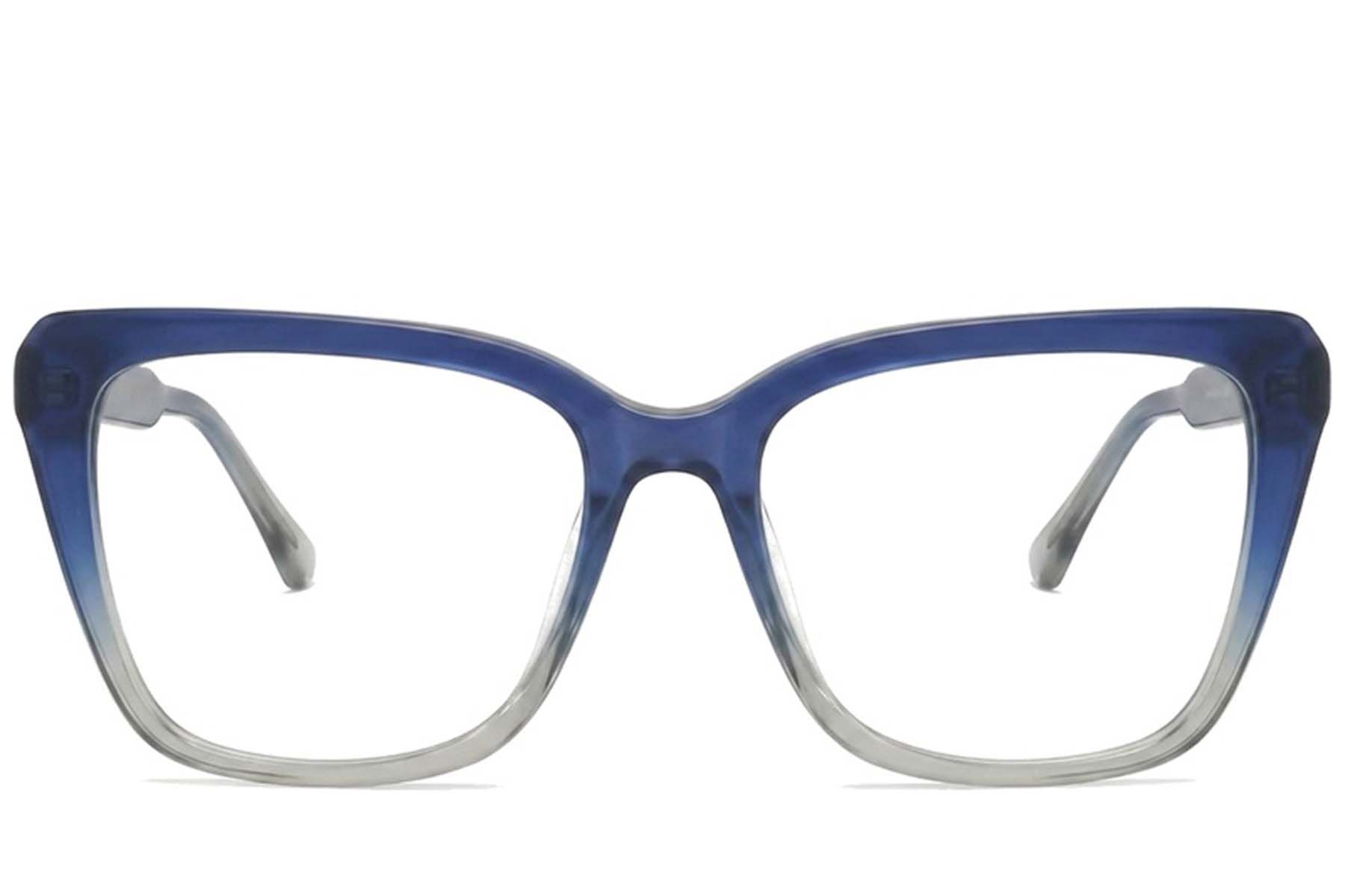 Occhiali in acetato blu farfalla #BS2012-2229