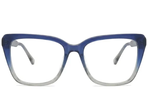 Lunettes en acétate bleu papillon #BS2012-2229