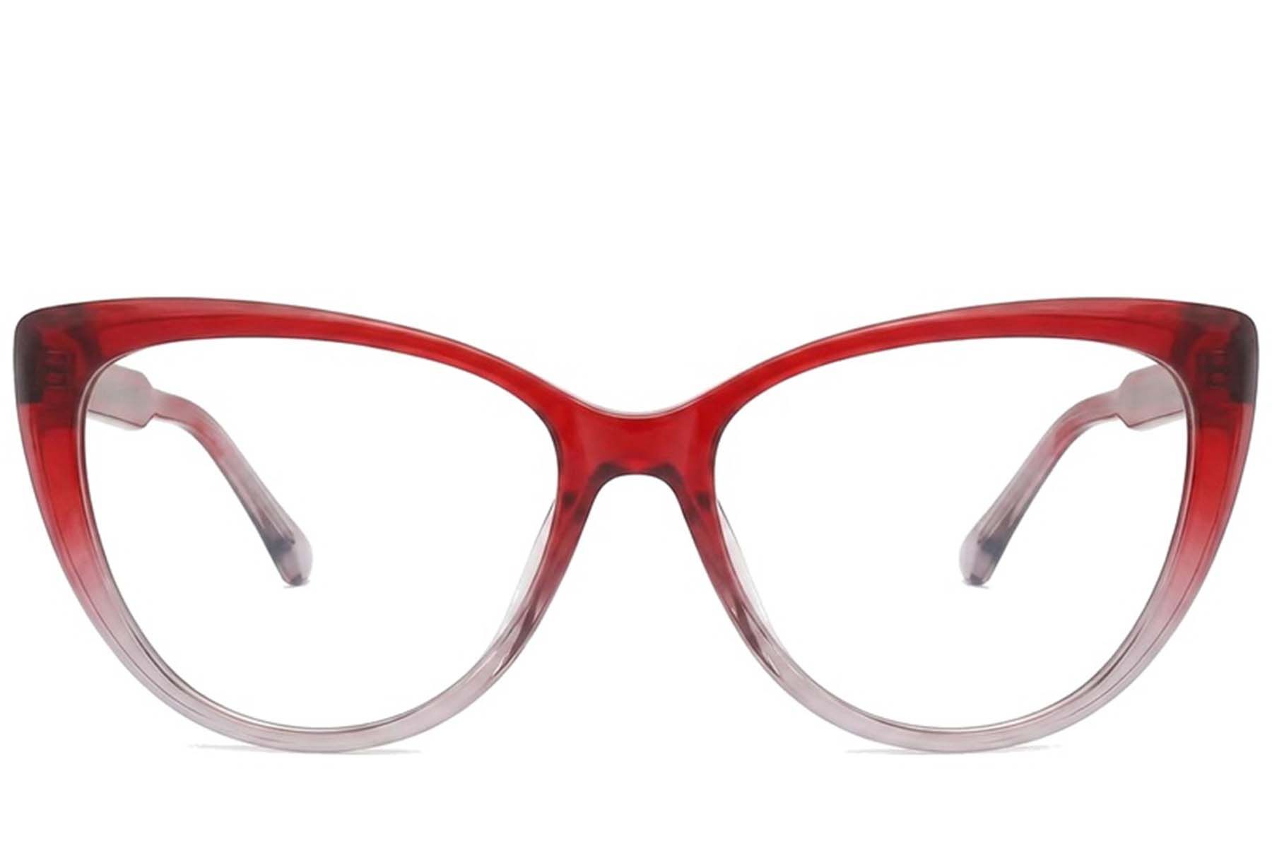 Butterfly Red Acetate Glasses #BS2012-2233