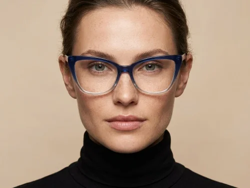 Butterfly Blue Acetate Glasses #BS2012-2236