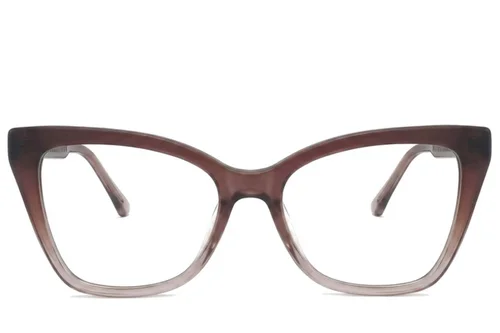 Lunettes en acétate brun papillon #BS2012-2238