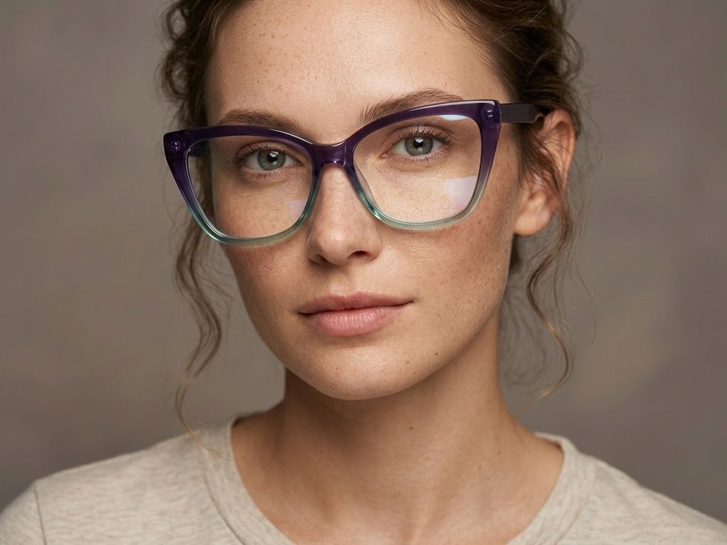 Butterfly Purple Acetate Glasses #BS2012-2239