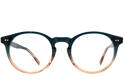 Lunettes ovales en plastique vert #BS2012-2253
