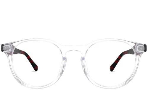 Lunettes ovales en plastique transparent #BS2012-2254