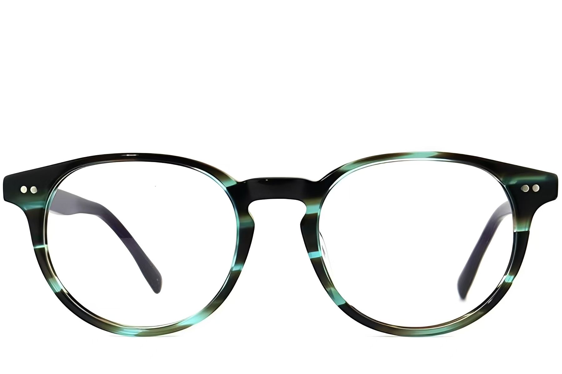 Oval Pattern Plastic Glasses #BS2012-2263